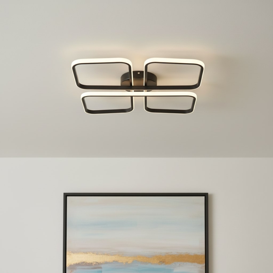 LED stropné svietidlo HIDALGO LED/40W/230V čierne