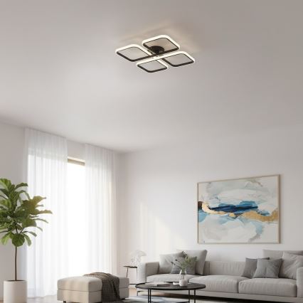 LED stropné svietidlo HIDALGO LED/40W/230V čierne