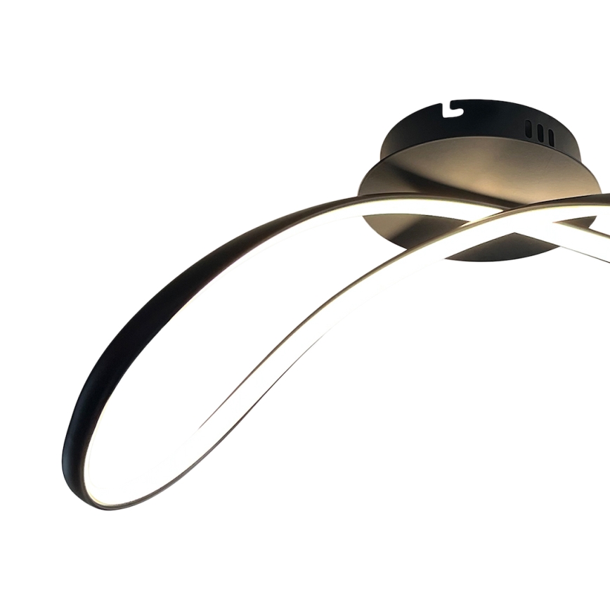 LED Stropné svietidlo INFINITY LED/21W/230V čierna