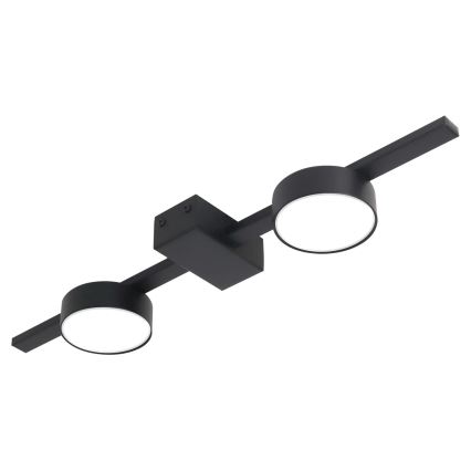 LED Stropné svietidlo JOY 2xGX53/6W/230V čierna