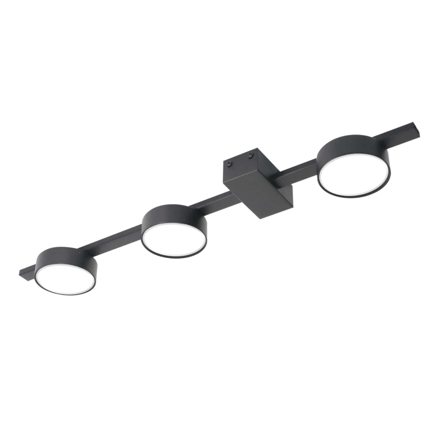LED Stropné svietidlo JOY 3xGX53/6W/230V čierna
