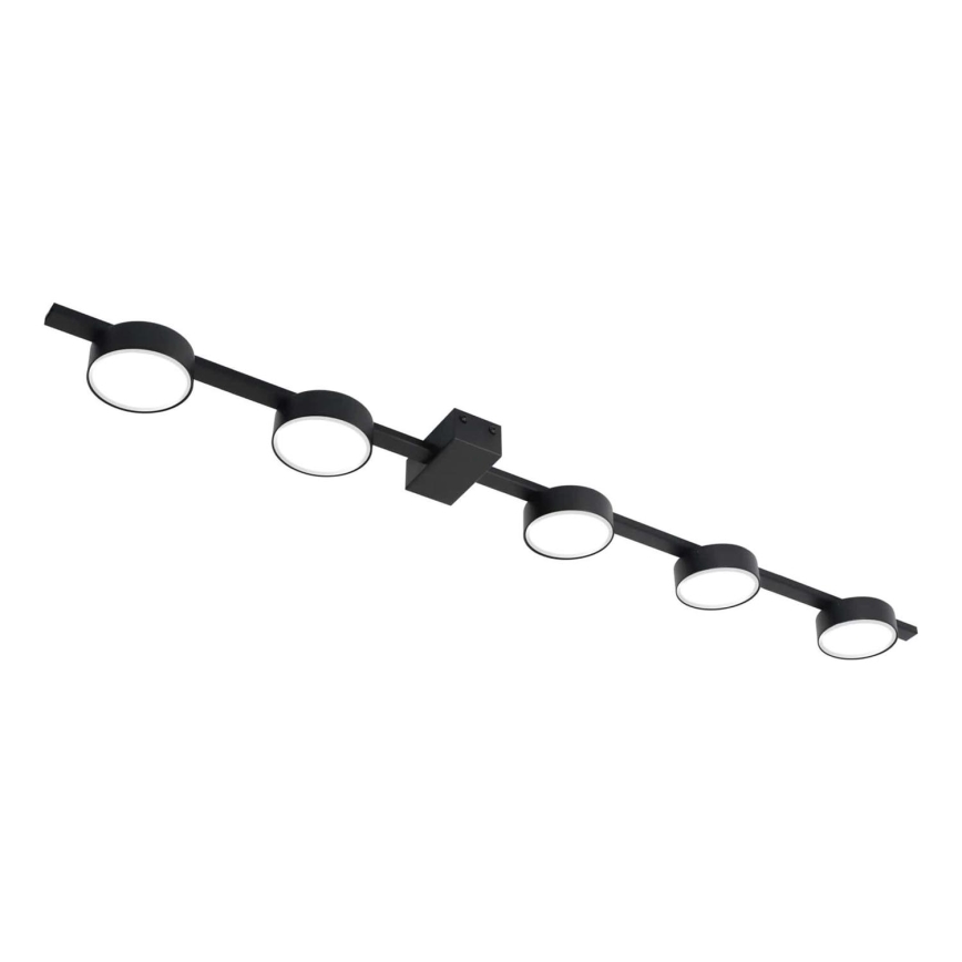 LED Stropné svietidlo JOY 5xGX53/6W/230V čierna