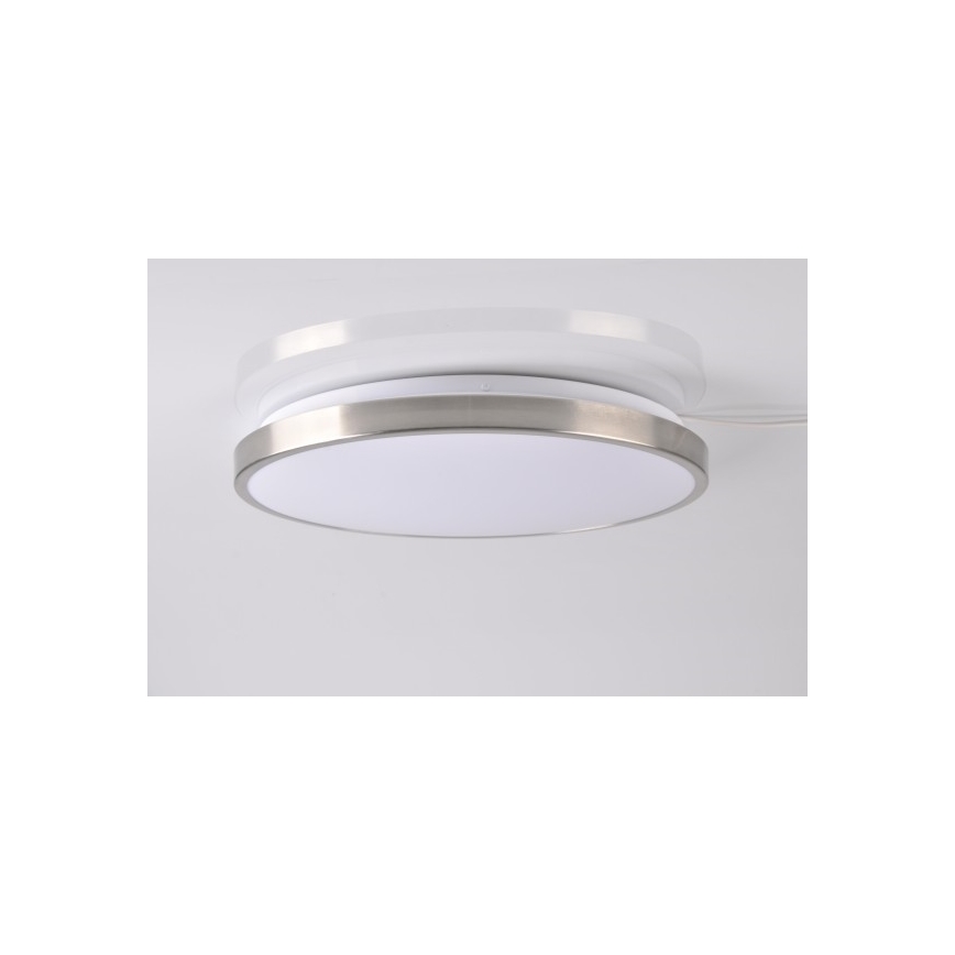 LED Stropné svietidlo KERN LED/24W/230V nikel