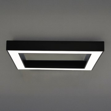 LED Stropné svietidlo LED/100W/230V 3000/4000/6500K 80x80 cm čierne