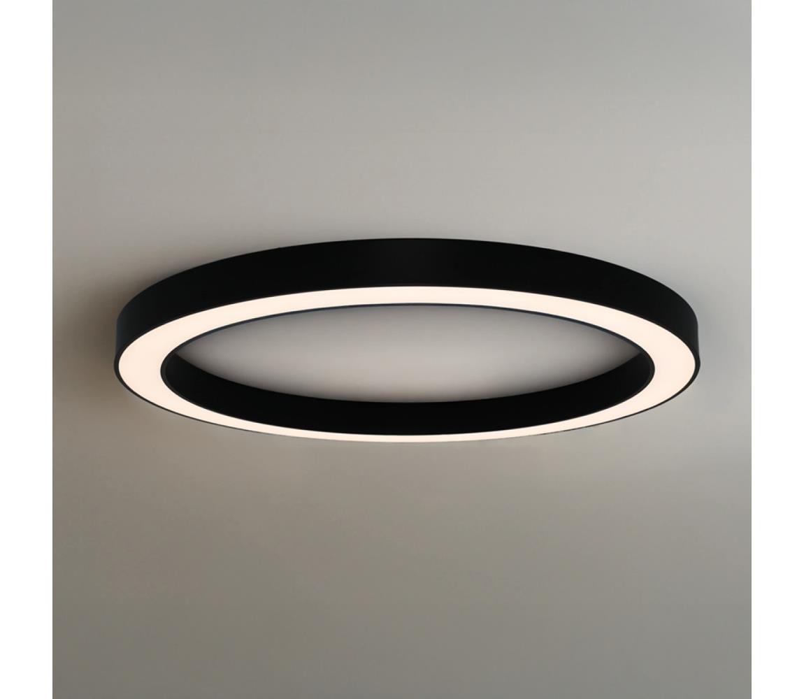 LED stropné svietidlo LED/100W/230V 3000/4000/6500K pr. 100 cm čierne CL7433