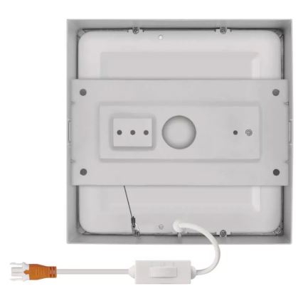 LED Stropné svietidlo NEXXO LED/12,5W/230V 3000/3500/4000K 17x17 cm biela