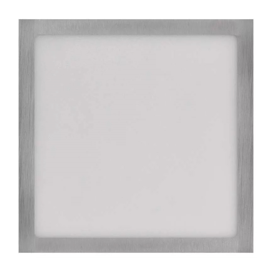 LED Stropné svietidlo NEXXO LED/12,5W/230V 3000/3500/4000K 17x17 cm lesklý chróm