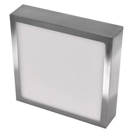 LED Stropné svietidlo NEXXO LED/12,5W/230V 3000/3500/4000K 17x17 cm lesklý chróm
