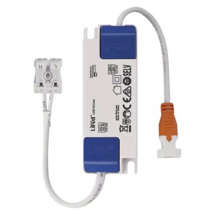 LED Stropné svietidlo NEXXO LED/12,5W/230V 3000/3500/4000K 17x17 cm lesklý chróm