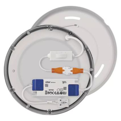 LED Stropné svietidlo NEXXO LED/12,5W/230V 3000/3500/4000K pr. 17 cm matný chróm