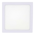 LED Stropné svietidlo LED/12W/230V 2700K 16,3x16,3 cm biela