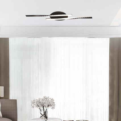 LED Stropné svietidlo LED/12W/230V 3000K čierna
