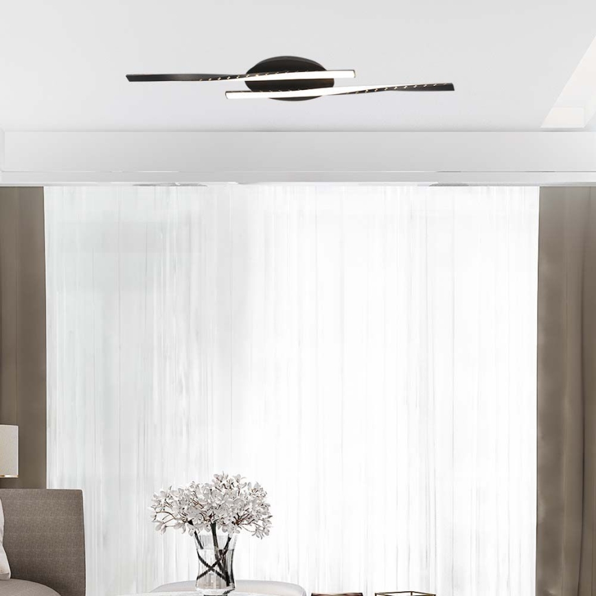 LED Stropné svietidlo LED/12W/230V 3000K čierna