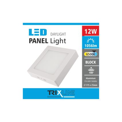 LED Stropné svietidlo LED/12W/230V 6500K