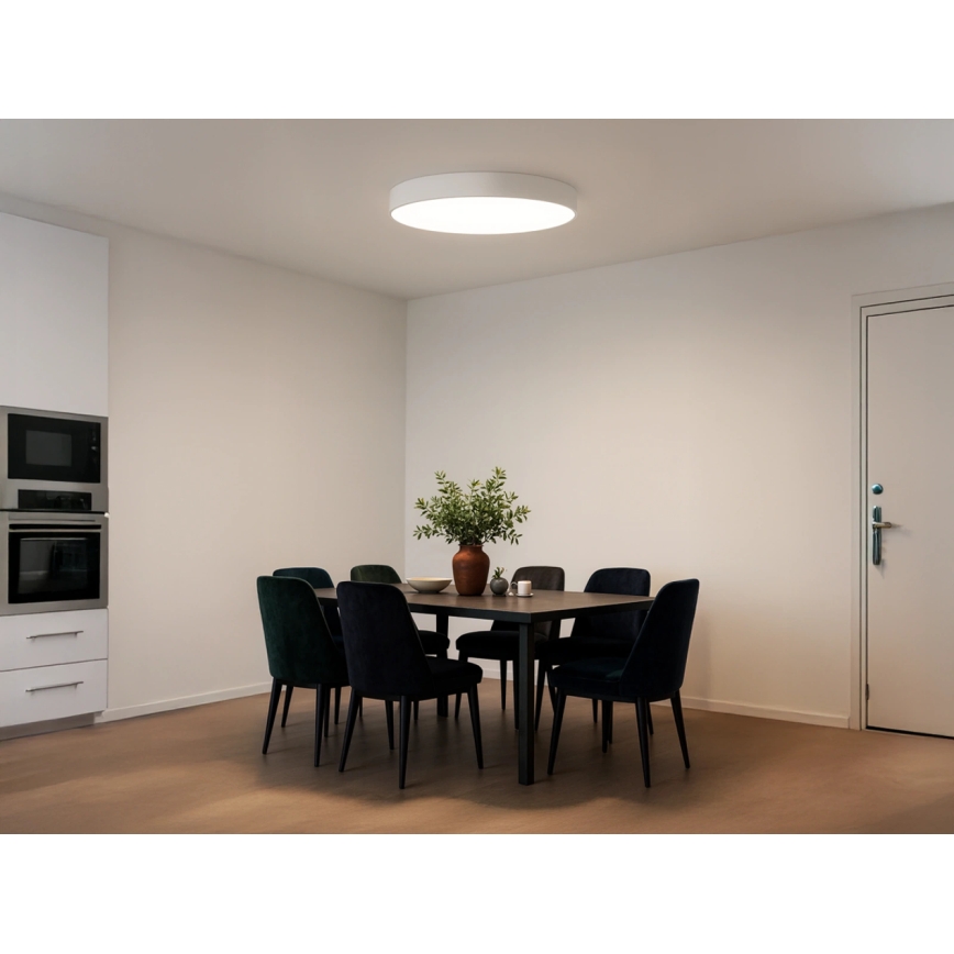 LED stropné svietidlo LED/135W/230V 3000/4000/6500K pr. 80 cm biela