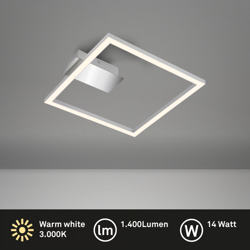 LED stropné svietidlo LED/14W/230V matný chróm