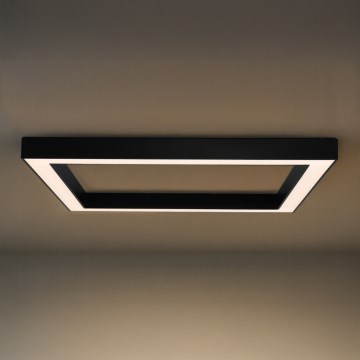 LED stropné svietidlo LED/150W/230V 3000/4000/6500K 120x120 cm čierne