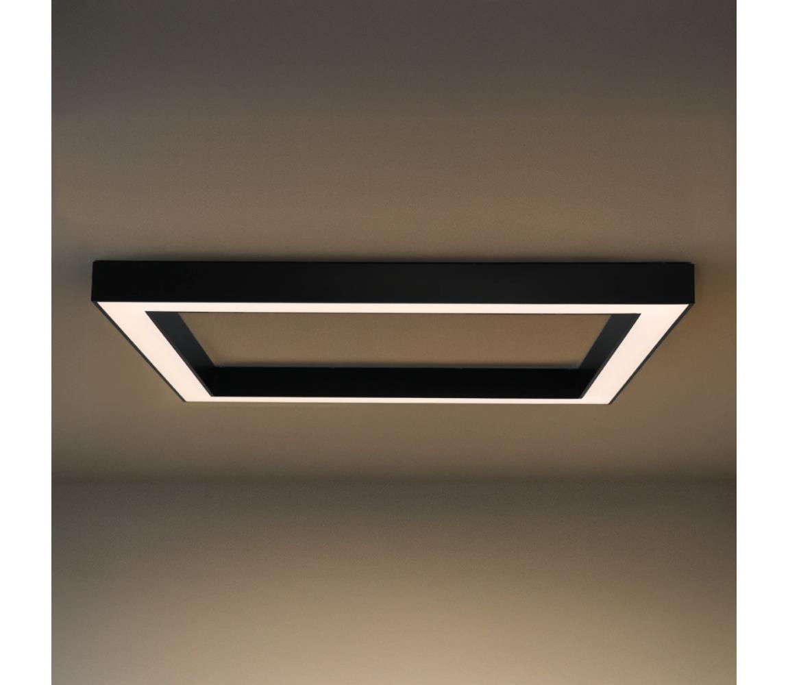 LED stropné svietidlo LED/150W/230V 3000/4000/6500K 120x120 cm čierne CL7534
