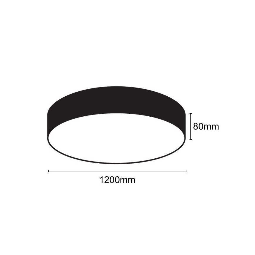 LED Stropné svietidlo LED/150W/230V 4000K pr. 120 cm