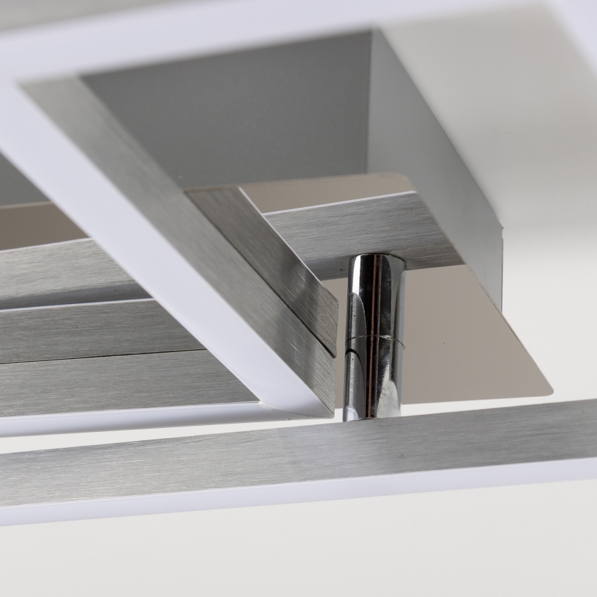 LED stropné svietidlo LED/17W/230V matný chróm