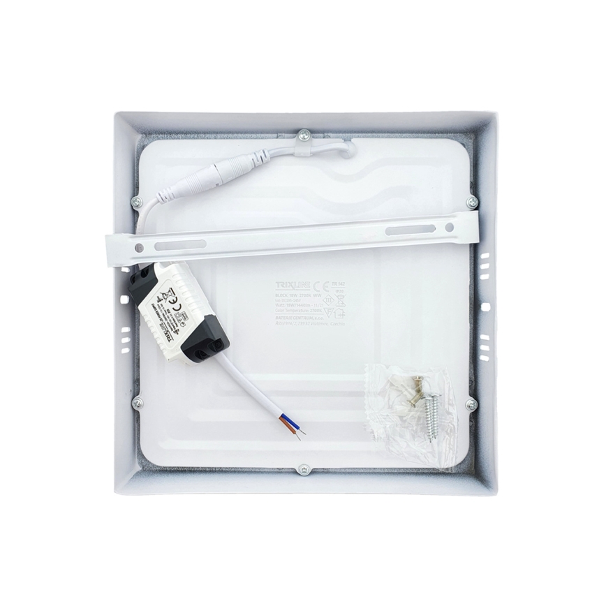 LED Stropné svietidlo LED/18W/230V 2700K 21x21 cm biela
