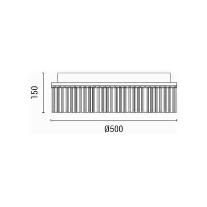 LED Stropné svietidlo LED/18W/230V 3000K