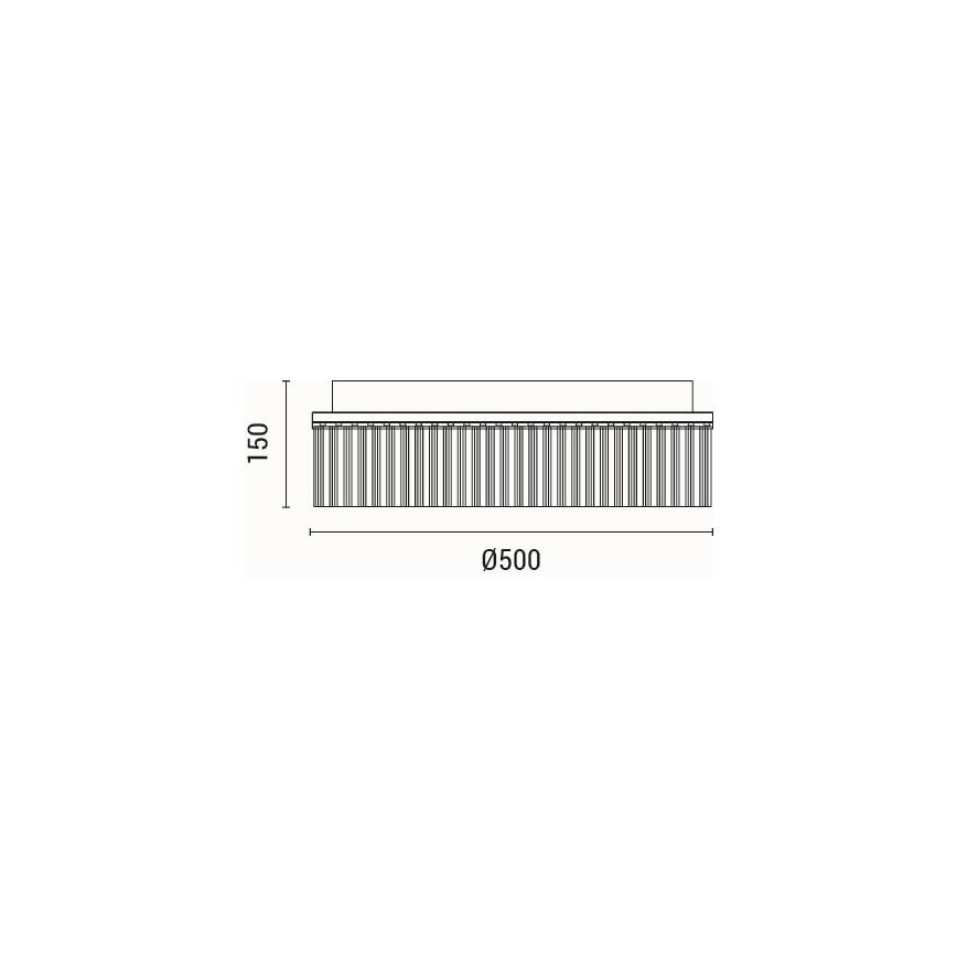 LED Stropné svietidlo LED/18W/230V 3000K