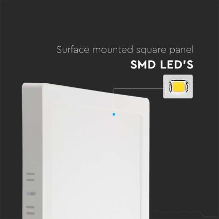 LED Stropné svietidlo LED/18W/230V 4000K 21,4x,21,4 cm biela