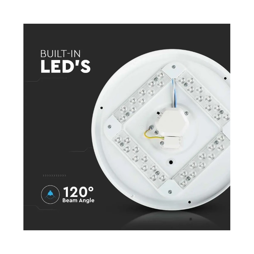 LED Stropné svietidlo LED/18W/230V pr. 31 cm 3000/4000/6400K