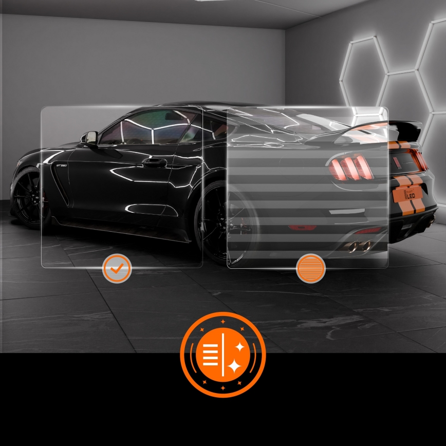 LED stropné svietidlo HEXAGON LED/192W/85-265V 6500K 298x209 cm CRI 90 IP54 biela