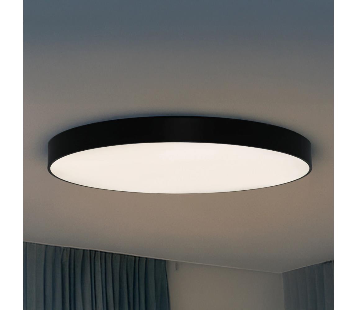 LED stropné svietidlo LED/200W/230V 3000/4000/6500K pr. 100 cm čierna CL7133