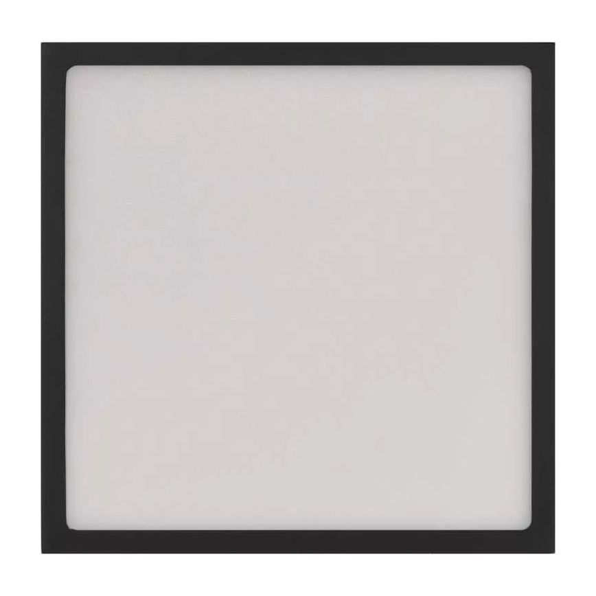LED Stropné svietidlo NEXXO LED/21W/230V 3000/3500/4000K 22,5x22,5 cm čierna