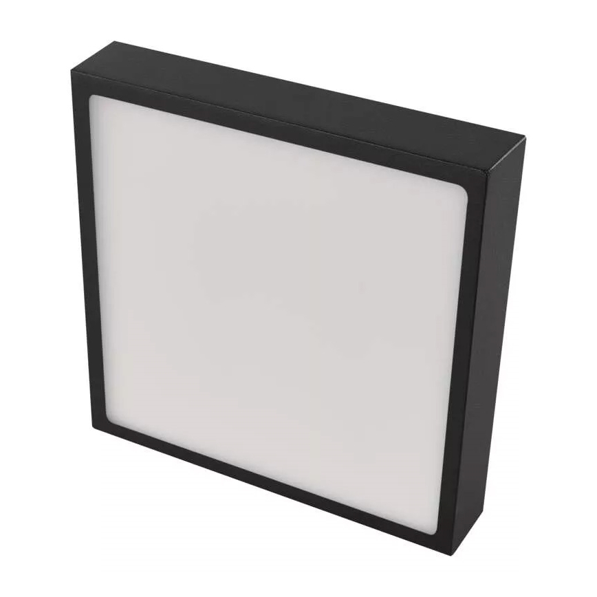 LED Stropné svietidlo NEXXO LED/21W/230V 3000/3500/4000K 22,5x22,5 cm čierna