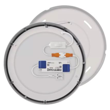 LED Stropné svietidlo NEXXO LED/21W/230V 3000/3500/4000K pr. 22,5 cm lesklý chróm