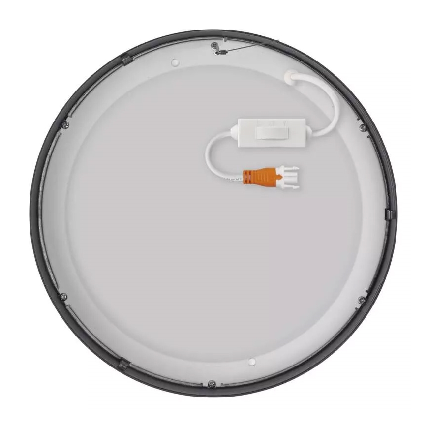 LED Stropné svietidlo NEXXO LED/21W/230V 3000/3500/4000K pr. 22,5 cm čierna