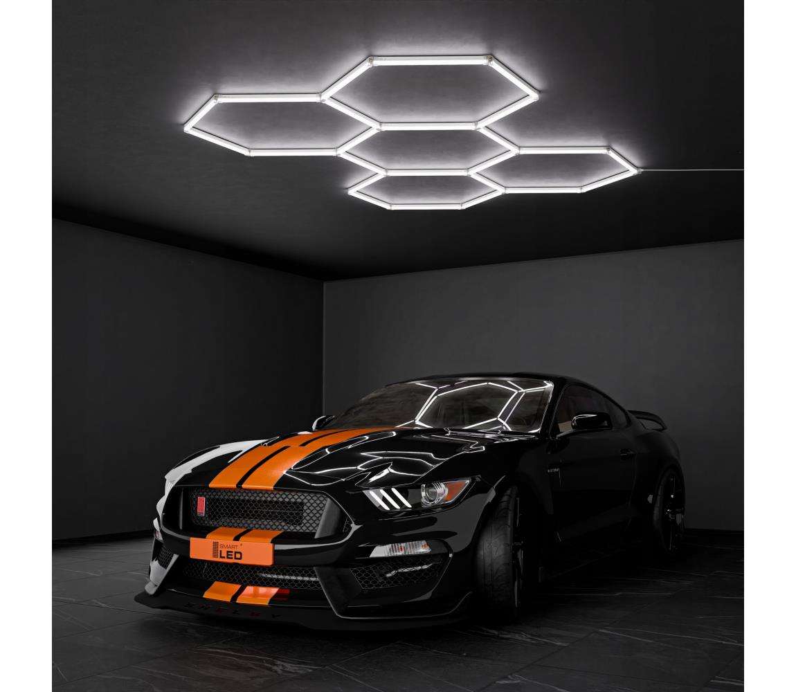 SmartLED LED stropné svietidlo LED/240W/85-265V 6500K 298x209 cm CRI 90 IP44 biele 5400