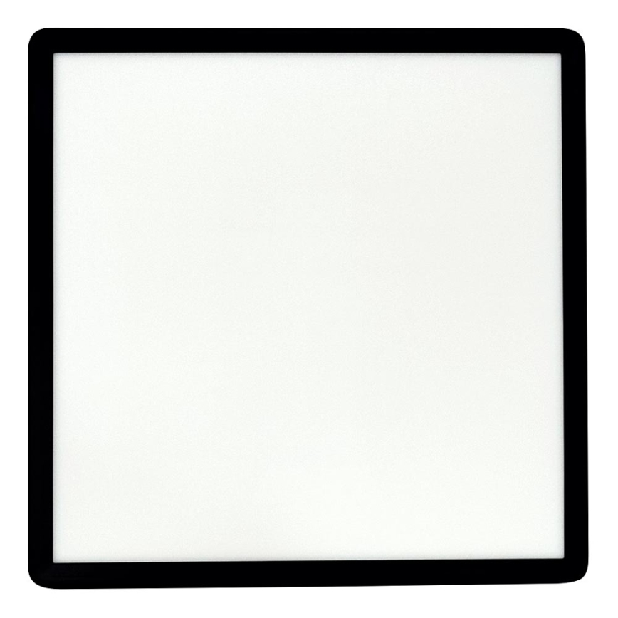 LED Stropné svietidlo LED/24W/230V 3000/4000/6500K 30x30 cm čierna