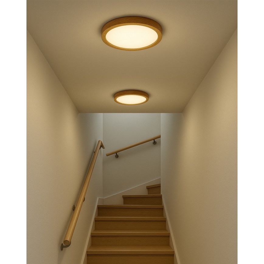 LED stropné svietidlo LED/24W/230V 3000/4000/6500K pr. 30 cm béžové