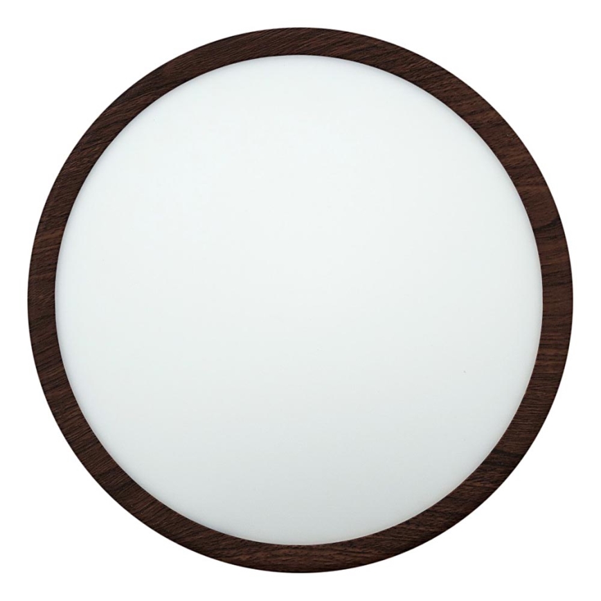 LED stropné svietidlo LED/24W/230V 3000/4000/6500K pr. 30 cm hnedé