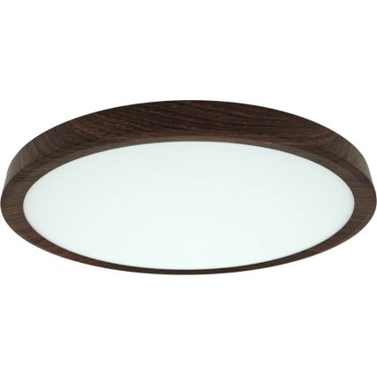 LED stropné svietidlo LED/24W/230V 3000/4000/6500K pr. 30 cm hnedé