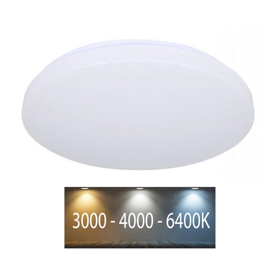 LED Stropné svietidlo LED/24W/230V 35cm 3000K/4000K/6400K mliečna