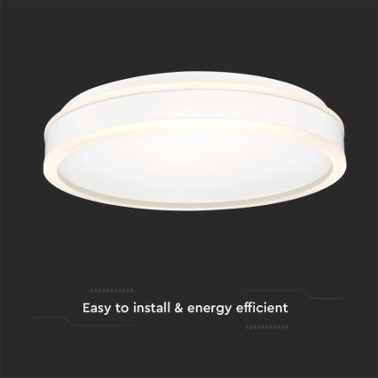 LED Stropné svietidlo LED/24W/230V 4000K biela