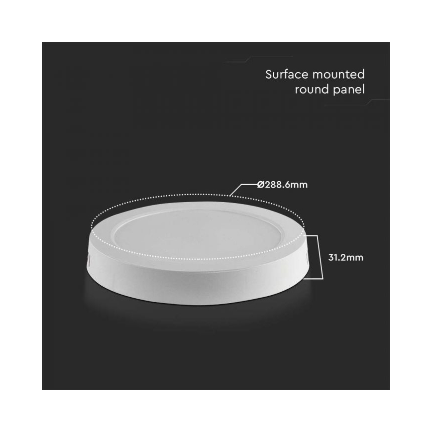 LED Stropné svietidlo LED/24W/230V 4000K
