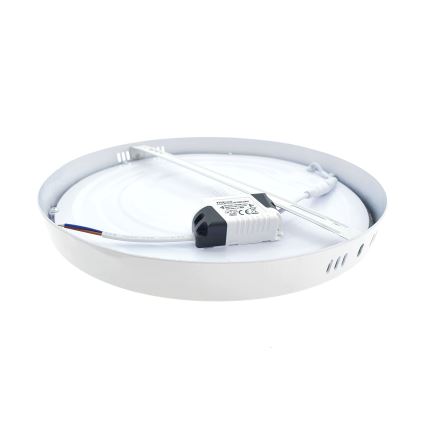 LED Stropné svietidlo LED/24W/230V 4200K pr. 28,5 cm biela
