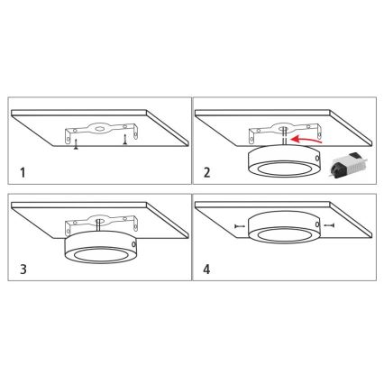 LED Stropné svietidlo LED/24W/230V 4200K pr. 28,5 cm biela