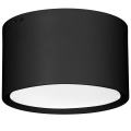LED Stropné svietidlo LED/25W/230V čierna pr. 15 cm
