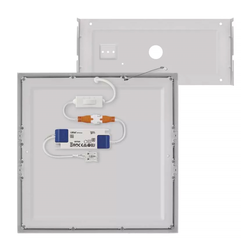 LED Stropné svietidlo NEXXO LED/28,5W/230V 3000/3500/4000K 30x30 cm biela