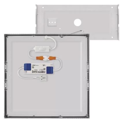 LED Stropné svietidlo NEXXO LED/28,5W/230V 3000/3500/4000K 30x30 cm matný chróm