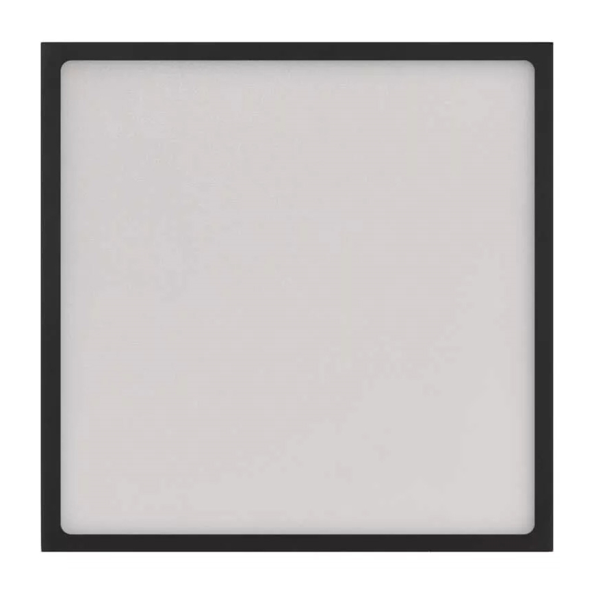 LED Stropné svietidlo NEXXO LED/28,5W/230V 3000/3500/4000K 30x30 cm čierna