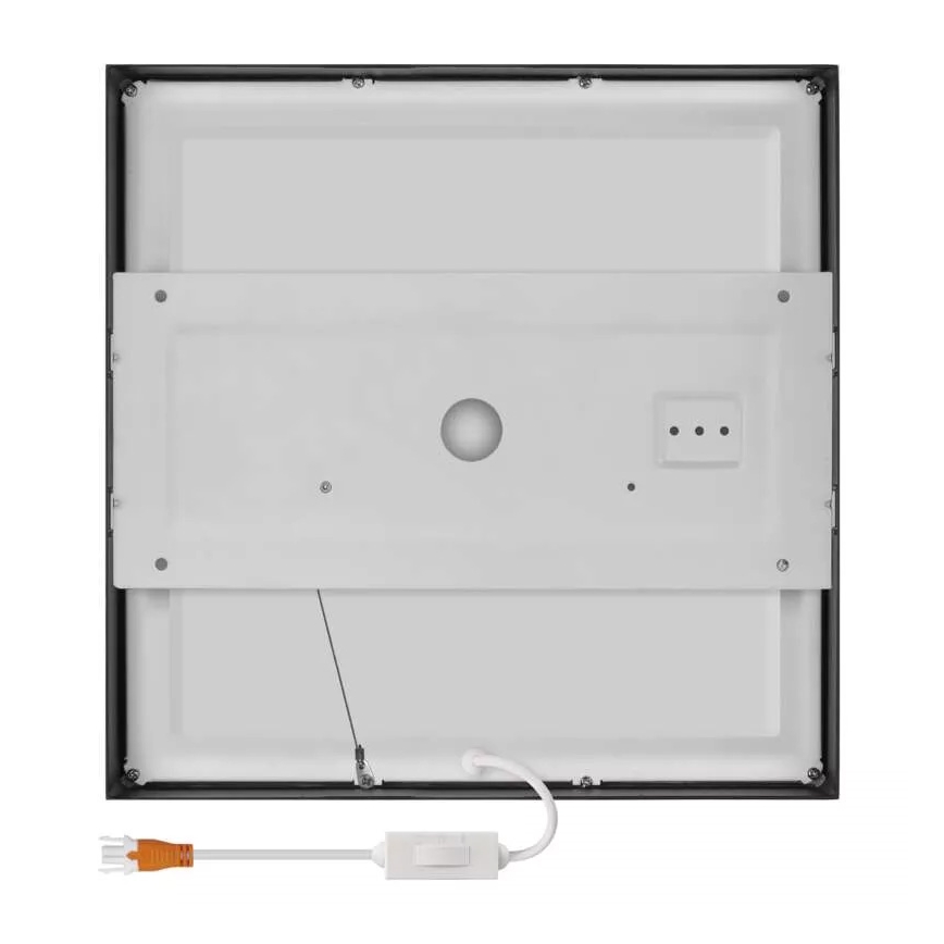 LED Stropné svietidlo NEXXO LED/28,5W/230V 3000/3500/4000K 30x30 cm čierna